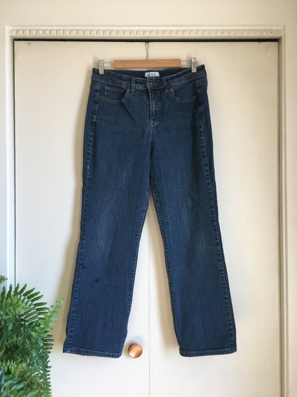 Nine & Company Jeans Dark Blue Denim 12 X 32